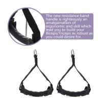 PVC PP ejercicio H duradero Fitness gimnasio equipo accesorios cuerda de estiramiento B negro deportes entrenamiento de fuerza entrenamiento - details 5