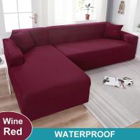 Funda de sofá impermeable para sala de estar, cubierta elástica para sofá esquinero en forma de L, 1/2/3/4 asientos - details 16