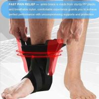 Soporte Deportivo de Compresión Portátil Protector de Articulación de Tobillo para Ciclismo, Correr, Baloncesto, Fútbol 1 Pieza - details 0