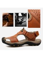 RUNSUN DAILY Sandalias de Verano Hechas a Mano Zapatos Casuales de Playa para Hombres y Mujeres - details 5