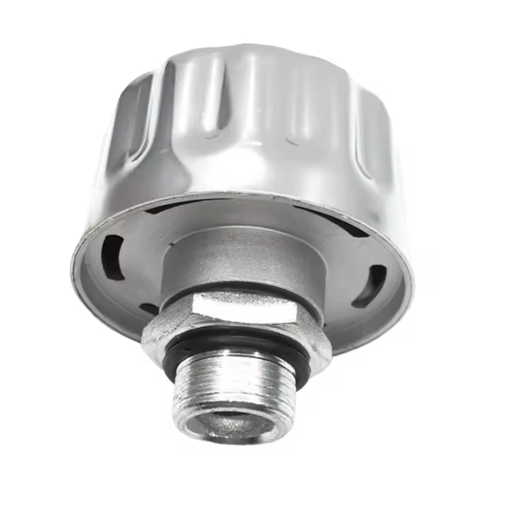 Tapa de respirador hidráulico, tapa de aceite del tanque, tapa de ventilación de Metal para filtro de tanque de depósito, accesorios para excavadora - 1