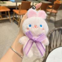 Llavero de conejito lindo de moda muñeca de juguete de peluche muñeca de adornos colgantes - details 7
