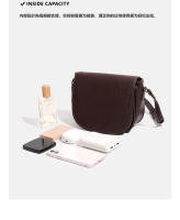 Nuevo bolso de sillín retro, bolso de hombro simple y versátil para mujer, bolso de mensajero informal. - details 6