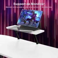 Mesa de Juego en Forma de L 130x130cm Soporte para Monitor Soporte para Auriculares - details 45