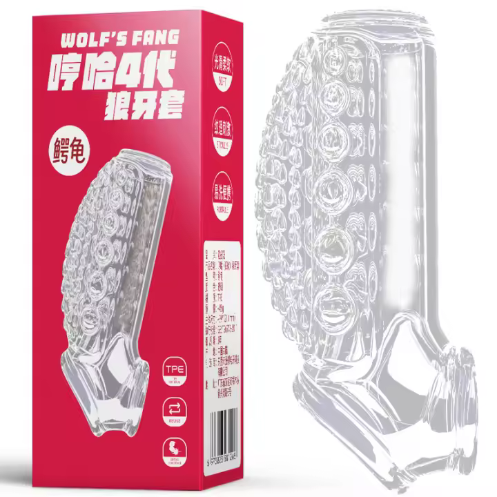 Anillo compuesto de resistencia de cocodrilo Titan para adultos, cuatro generaciones de tirantes de Lobo, esencia de bloqueo, Juguetes sexuales - 1