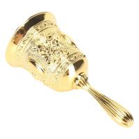 Anillo dorado Eming Gold Call Bells servicio de restaurante campana de mano para eventos de boda decoración del hogar - details 5