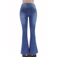Pantalones vaqueros retro de cintura media para mujer, pantalones vaqueros con bolsillo, moda informal - details 11