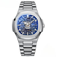 Reloj mecánico automático para hombres reloj mecánico luminoso impermeable - details 3