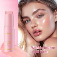 Bálsamo hidratante antiarrugas, bálsamo de colágeno en barra, bálsamo de hidratación profunda, crema antienvejecimiento, cosméticos opacos, aprieta el cuidado de la piel - details 1