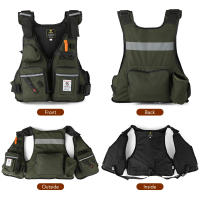 Chaleco de Flotación para Pesca Gran Tamaño, Bolsillos, Flotabilidad EPE Espuma, Ideal para Kayak, Natación, Navegación - details 6