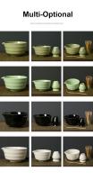 Juego de té Matcha japonés de cerámica de bambú, 5 uds., calidad alimentaria con boquilla, cuenco para mezclar, agitador japonés reutilizable seguro - details 4