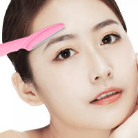 Mango largo cortador de cejas cuchillos afilados cuchillos de afeitar cejas cuchillos de afeitar cejas artefactos de afeitar cejas belleza herramienta de afeitar cejas - details 3
