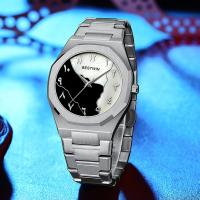 Reloj de hombre número árabe shell face moda hombre reloj - details 3
