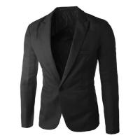 Traje de Trabajo Vintage Blazer Casual para Hombres Ajuste Delgado Moda de Primavera-Verano - details 0