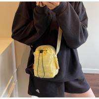 Bolso cruzado ligero para mujer, bolsa para botella de agua con cordón ajustable, estilo coreano, Color sólido, bolso pequeño para teléfono móvil, viaje - details 20