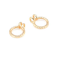20 piezas de alambre trenzado de latón de Color dorado de 18K, 6MM, 8MM, anillos de salto, anillos divididos, suministros para fabricación de joyas, accesorios Diy - details 8