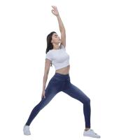 Pantalones Cortos Ajustados de Alta Cintura Estirables para Mujeres - details 1