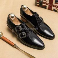 Nuevo 2025 tacones altos de danza irlandesa para hombre, diseño de moda de cuero Formal, hebilla grande 46, zapatos clásicos de marca con cremallera - details 1