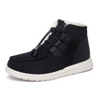 5 pares de zapatos de nieve de un pedal con banda elástica para estudiantes cálidos de tubo medio de algodón - details 0