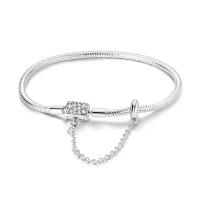 Pulsera de Plata Esterlina 925 Encanto de Mariposa Estrellas Luna Cadena de Seguridad - details 84