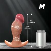 Leten Super Grande Película Realista de Silicona Juguete Intimo para Mujeres, Maricacho, Penetración Anal, Estilo Bicho Más Grande - details 9