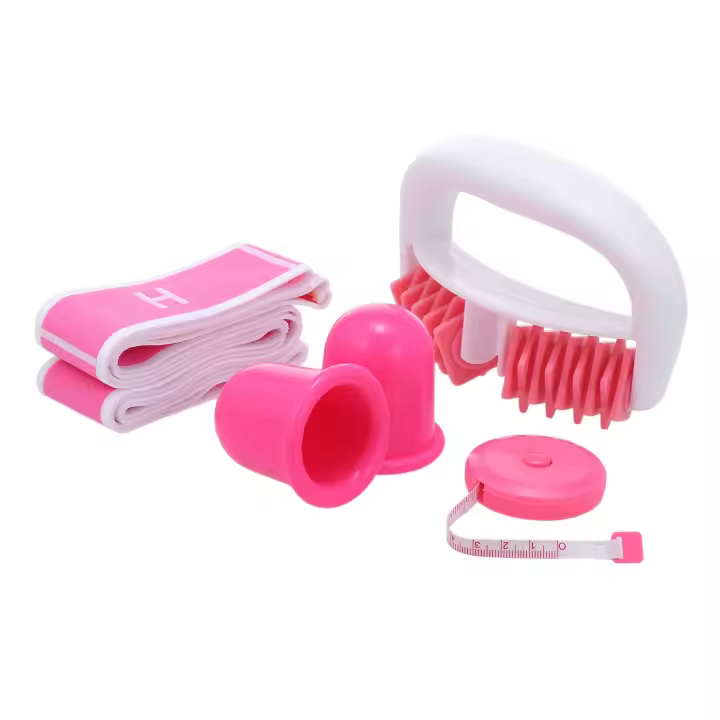 Juego de Relajación Muscular de Silicona Kit de Masaje de Fitness con 4 Rolos para Alivio de Fatiga - 1