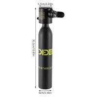Mini tanque de buceo de 0,5 l, equipo de buceo, cilindro de respiración subacuática, tanque de oxígeno portátil - details 3
