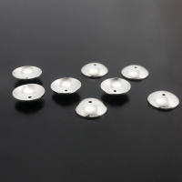 20 piezas 3MM 4MM 6MM 8MM 10MM 12MM 18K Color oro latón cuentas brillantes tapas suministros de joyería de alta calidad accesorios - details 2
