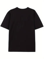 Camiseta de manga corta con estampado de gato naranja holgada para hombre y mujer, informal y cómoda, 100% algodón, tallas S-XXXL - details 0