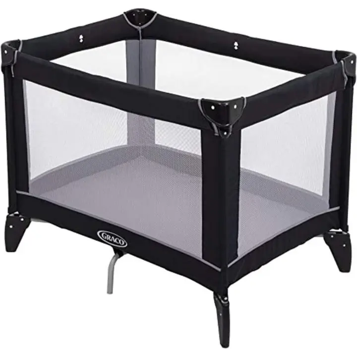 Cuna de Viaje Compacta, Negro/Gris, unisex - 1