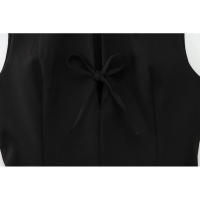 Elegante Vestido de Fiesta de Noche de Primavera BUNO Hembra Ancha Ondulada, Lazo, Color Sólido, Sin Mangas, Cuello Redondo - details 41