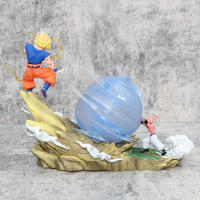 Figura de acción de Buu vs Goku, Super Saiyan, Genki Bomb, estatua de Pvc, modelo de colección, juguetes, regalo - details 14