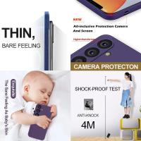 Para funda de silicona líquida fundas de teléfono para Samsung Galaxy A55 A54 A 55 5G S24 Ultra Plus funda trasera suave - details 4