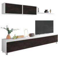 Conjunto Reversible de Salón Mueble de TV Módulos de Comedor Modelo Arlet - details 14