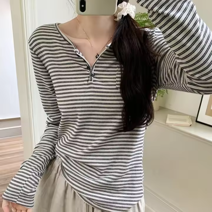 Camiseta De primavera Para Mujer, Ropa Para Mujer, Tops, camiseta, Top corto Para Mujer, camisetas Y2k Para Mujer, Ropa De Mujer, ropa femenina Traf - 1