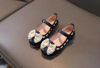 Zapatos planos de cuero para niñas pequeñas, zapatillas clásicas de princesa con lazo, a la moda, para primavera y verano, 2024 - details 4