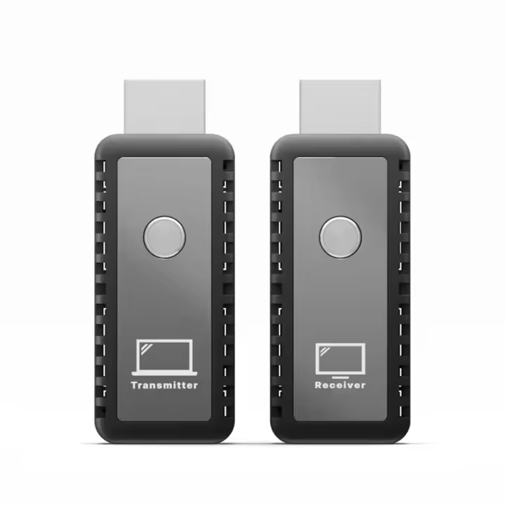 Extensor inalámbrico Compatible con HDMI, transmisor de vídeo HD, Mini extensor portátil inalámbrico de 30m, 1080P - 1