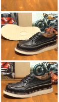 Zapatos de cuero vacuno puro de alta gama, zapatos casuales de herramientas de piel vacuna de primera capa - details 8