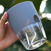 Plástico usado autoirrigación de plantas hidropónicas, ETEros en jugoso ETA, decoración de escritorio transparente para hogares y oficinas - details 4