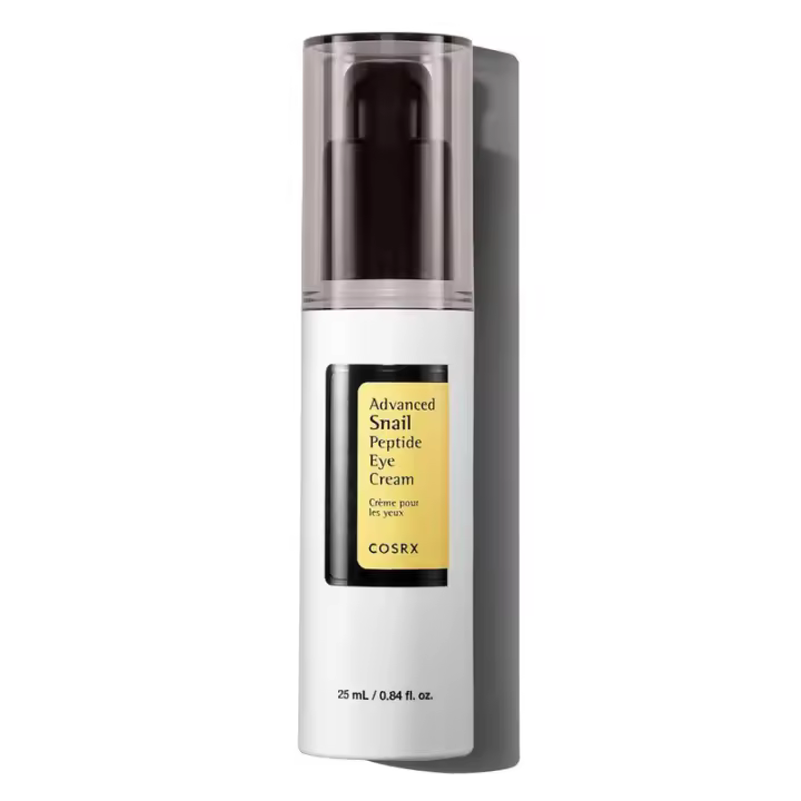 COSRX Peptide Under Cream, 0.84 fl oz, 73.7% mucina de caracol y niacinamida, regalos del día de la madre para mamá, cuidado, crema para ojos antienvejecimiento, - 1