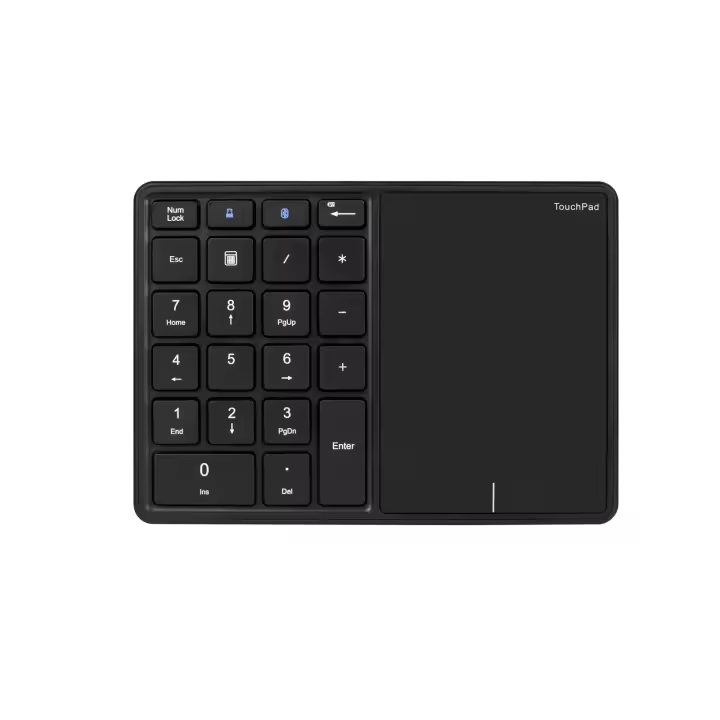 Teclado numérico inalámbrico Usb + Bluetooth con panel táctil para contabilidad de sistemas operativos Windows IOS teclado numérico de 22 teclas - 1