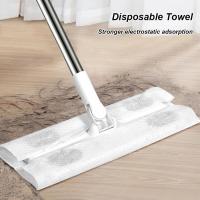 Mopa Plana Seca-Húmeda de Rotación de 360 Grados Mopa de Almohadilla Desechable para Limpieza de Piso de Madera Hermosa, Lamina, Azulejo - details 1