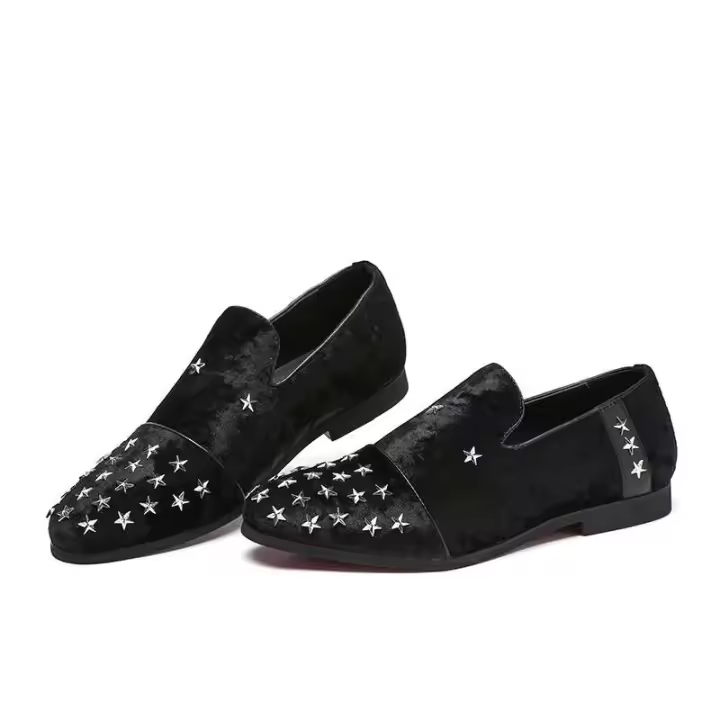 El cuero formal con diseño de cocodrilo hecho a mano de alta calidad es transpirable y adecuado para zapatos de hombre de uso informal. - 1