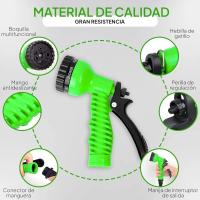 Manguera de agua para jardín, pistola extensible de jardín, diferentes salidas de agua, varias medidas - details 1