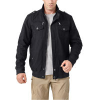 Chaqueta de Algodón para Hombres MAGCOMSEN Abrigo de Viento con Cremallera Multi-Bolsillos - details 10