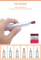 Máquina pulidora eléctrica para uñas, juego de herramientas de manicura y pedicura, portátil, con carga USB - details 6