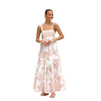 Vestidos largos de playa estampados para mujer, vestido largo bohemio con tirantes finos para vacaciones, informal, A-e, verano 2024 - details 23