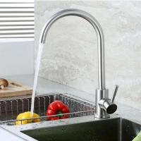 Grifo de Cocina de Acero Inoxidable 304 Mezclador de Agua Caliente y Fría Rotación de 360° - details 2