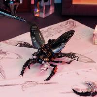 115PCS3D Puzzles Insecto eléctrico Modelo de metal Construcción Escritorio Juguetes Hobby Kit Adultos Regalo para adolescentes - details 7