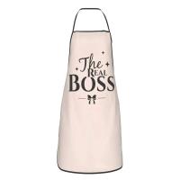 El delantal real mujeres hombres unisex babero pareja cocina tablier cocina chef pintura - details 4